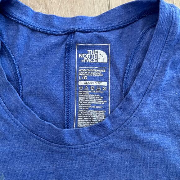 The North Face Women’s Blue Racerback Tank Sz L - Picture 4 of 6
